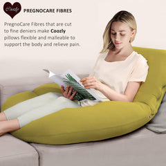 Yellow-Coozly Belly Back Pregnancy Pillow