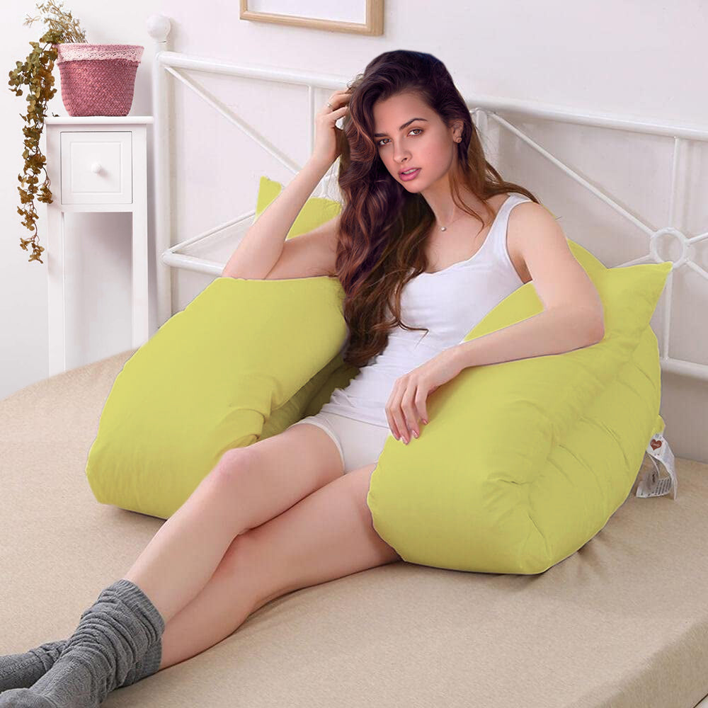 Yellow -Coozly U Premium LYTE Pregnancy Body Pillow