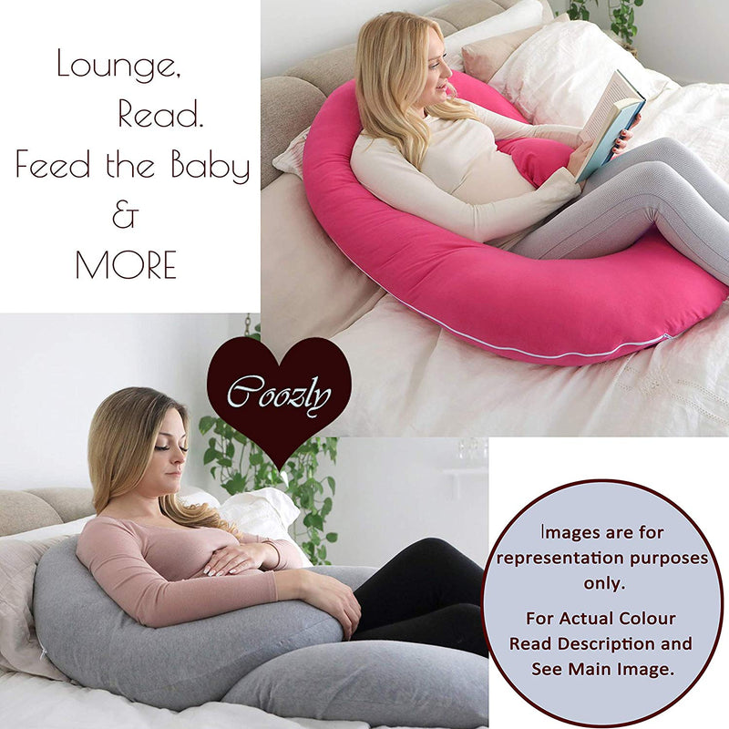 Red Polka - C Basic Pregnancy Pillow | Maternity Pillow