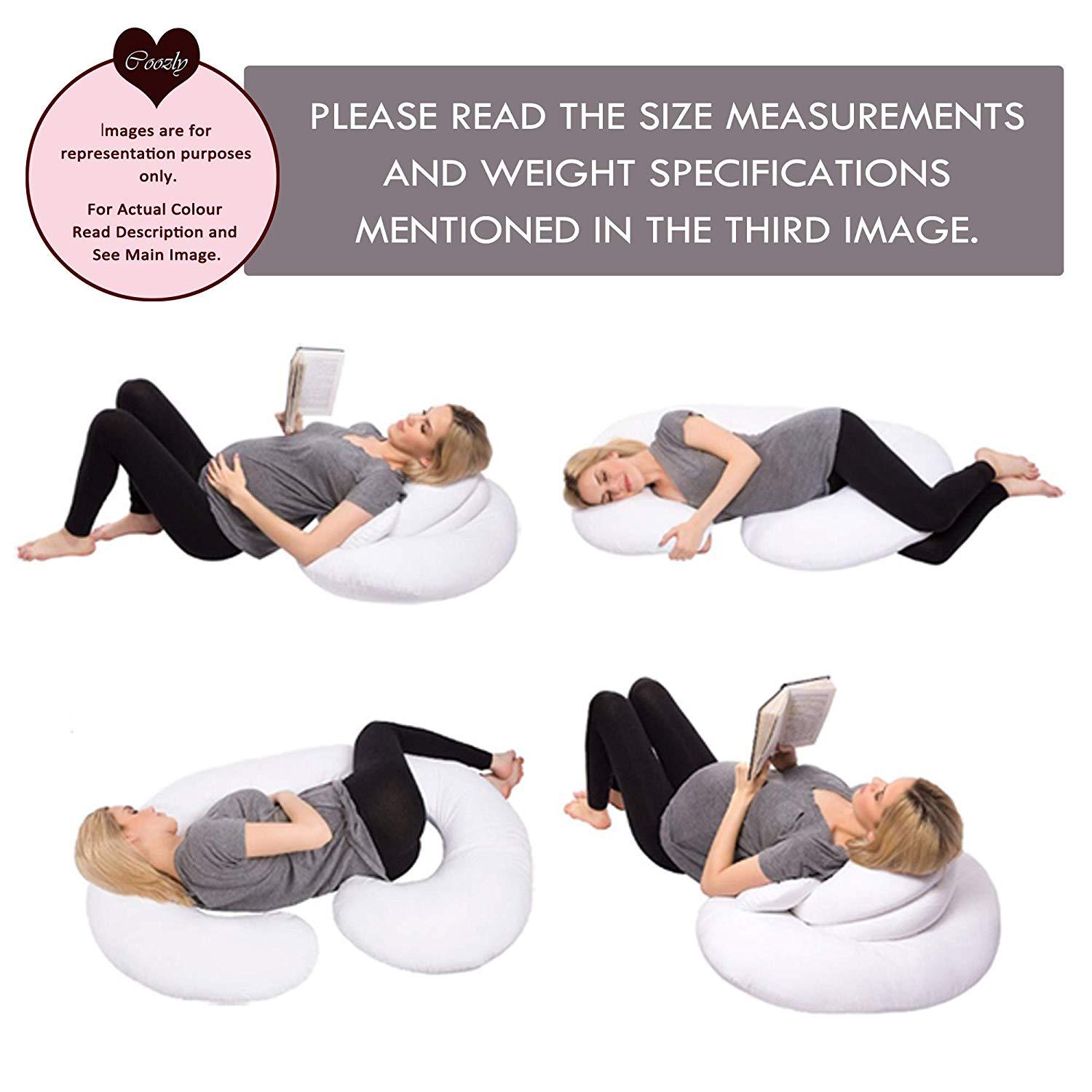 Pink-Coozly C Basic Pregnancy Body Pillow | Maternity Pillow