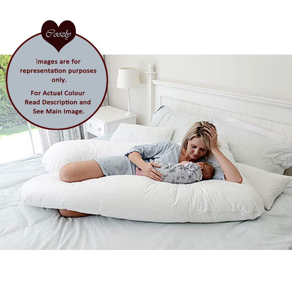 Red - Coozly Premium LYTE Body Contour Pregnancy Pillow