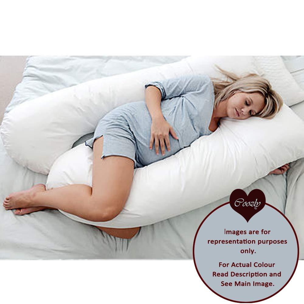 Red - Coozly Premium LYTE Body Contour Pregnancy Pillow