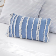 Coozly Special Edition Pillows - Powder Blue Ruffled - 1pc