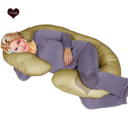 Beige - C Premium LYTE Pregnancy Body Pillow | Maternity Pillow