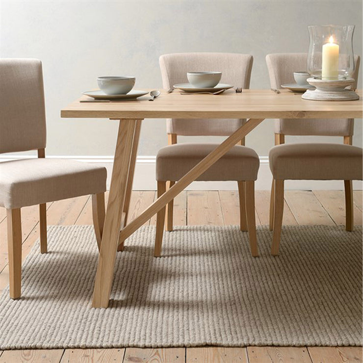 Mini Cross Wooden Dining Table