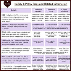 Cyan-Coozly C Premium LYTE Pregnancy Body Pillow