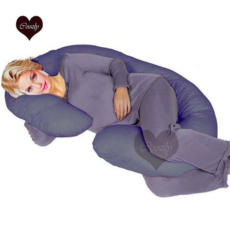 Navy - C Premium LYTE Pregnancy Body Pillow | Maternity Pillow