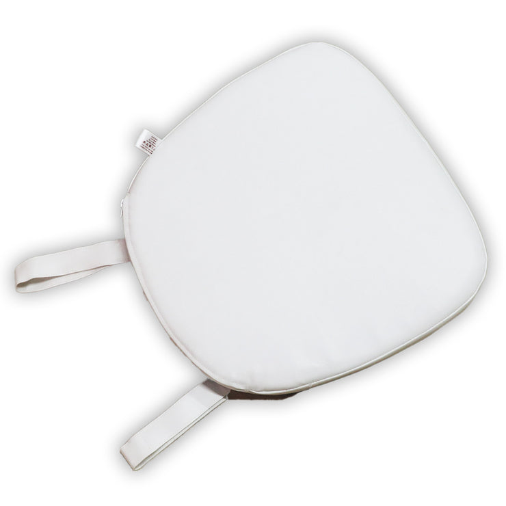 Leatherette White Chair Foam Cushion