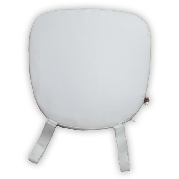 Leatherette White Chair Foam Cushion