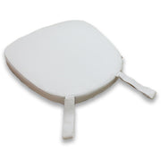 Leatherette White Chair Foam Cushion