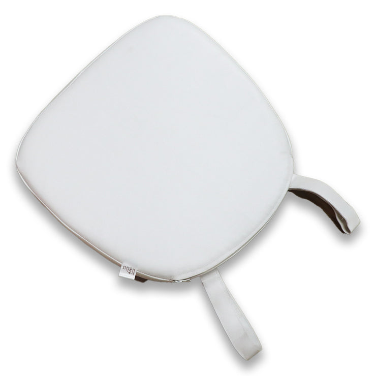 Leatherette White Chair Foam Cushion