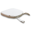 Leatherette White Chair Foam Cushion