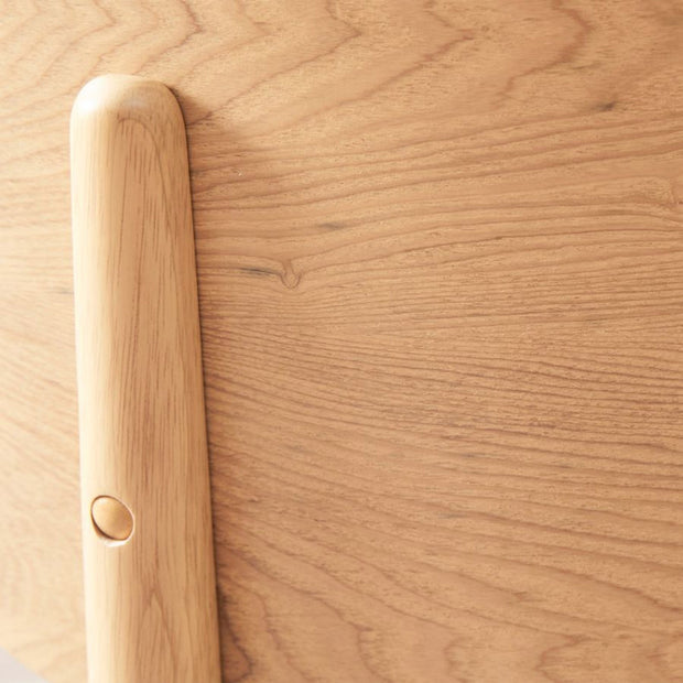 Half Pad Wooden Dining Chair