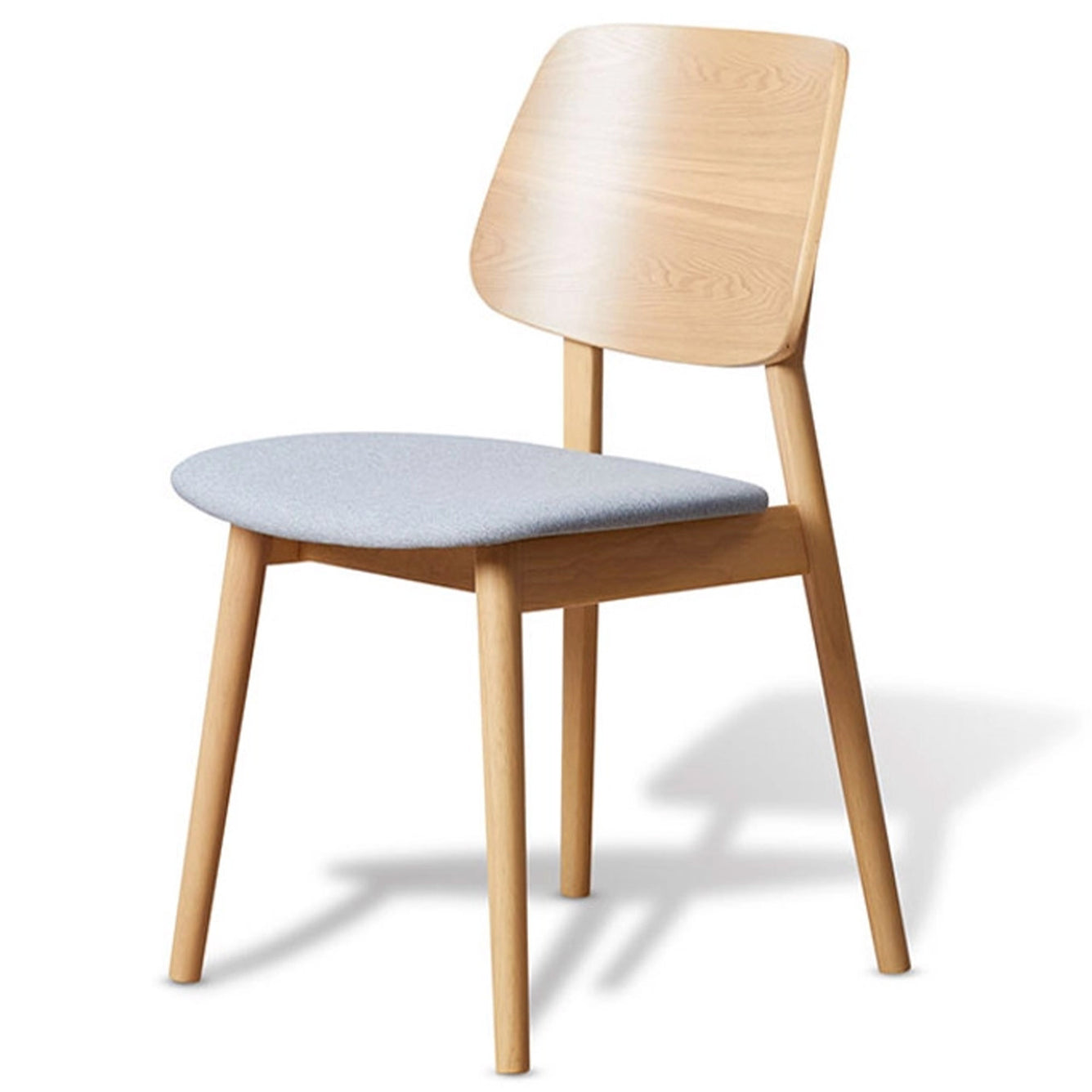Half Pad Wooden Dining Chair
