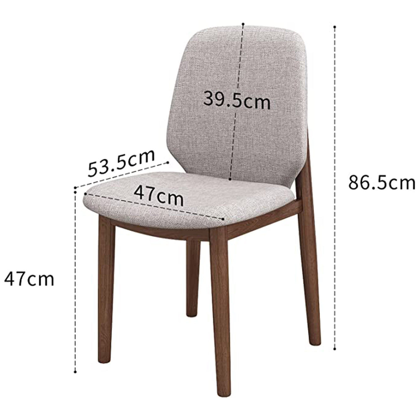 Full Double Pad Wooden Dining Chair