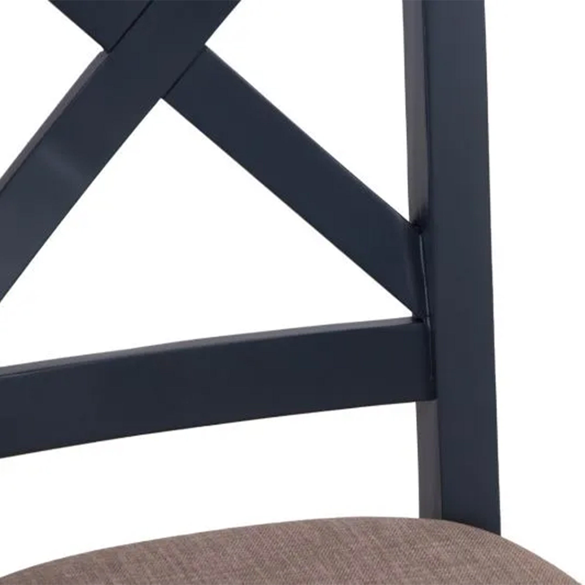 Wooden Dining Chair Dark Grey