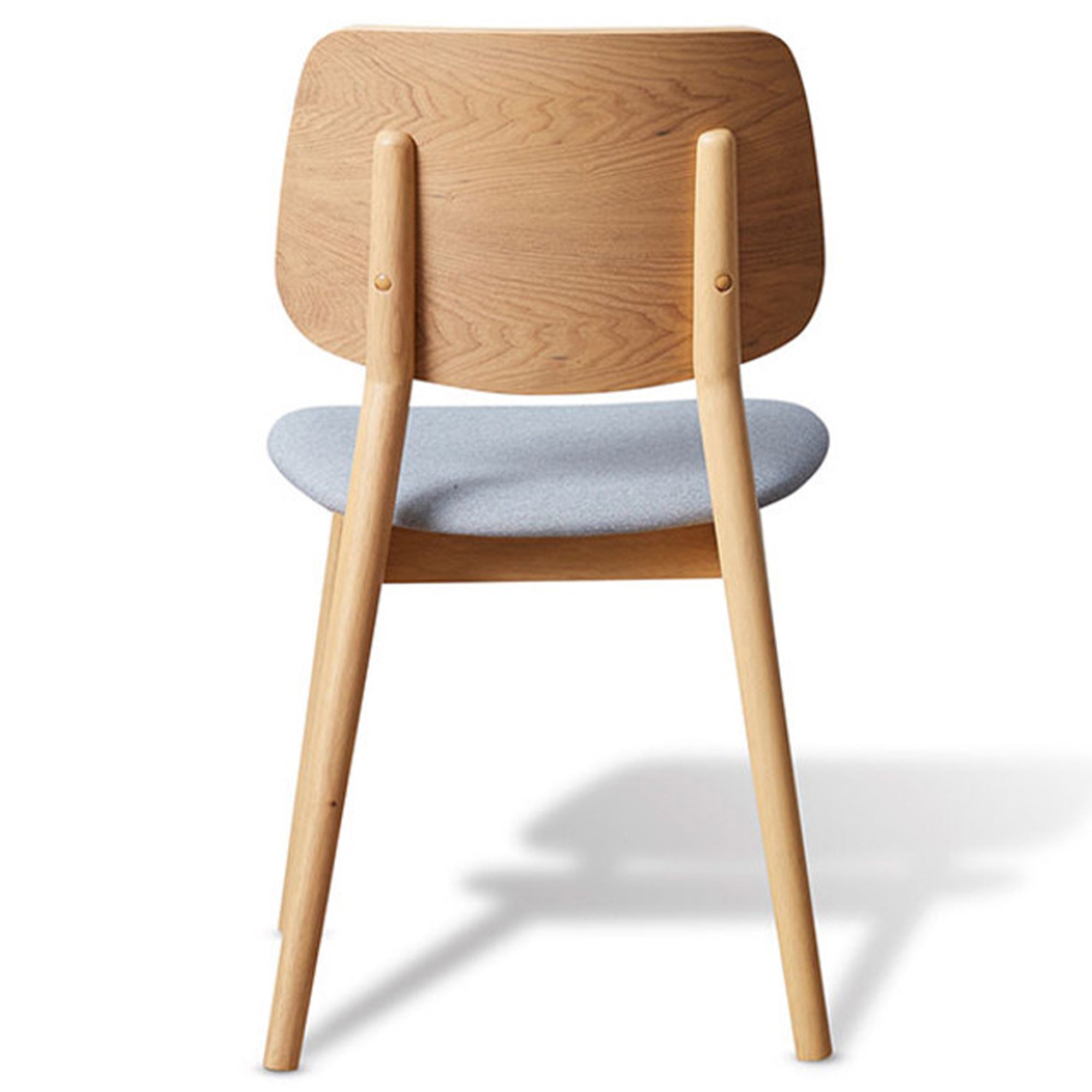 Half Pad Wooden Dining Chair
