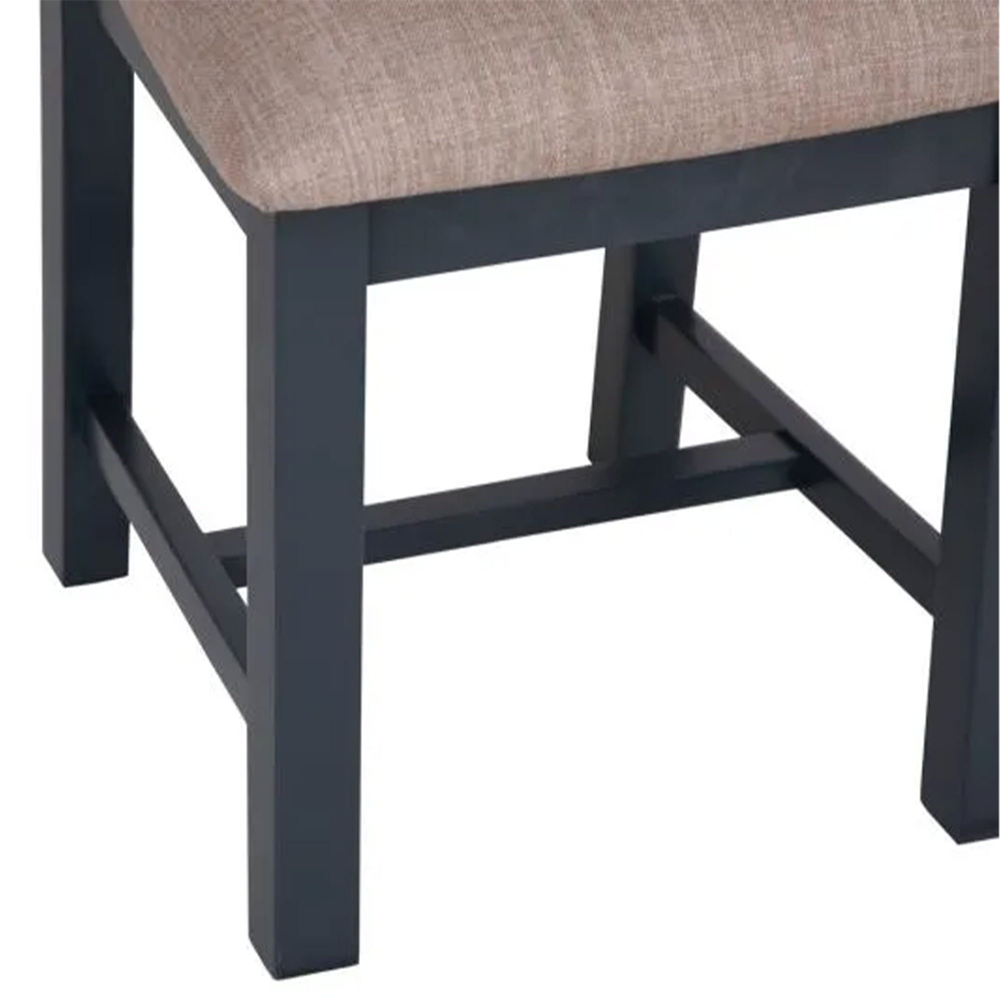 Wooden Dining Chair Dark Grey