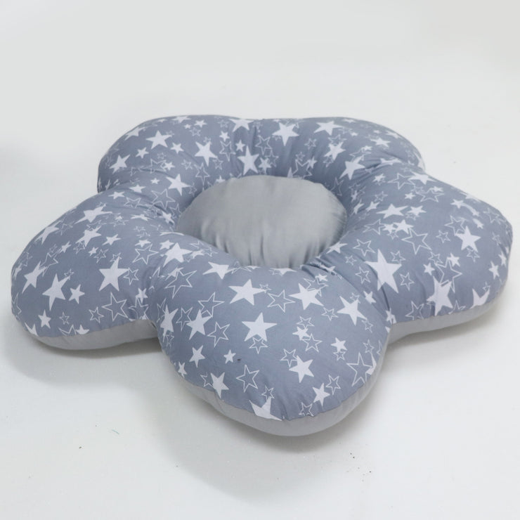 Grey Star - Flower Shaped Floor Cushion
