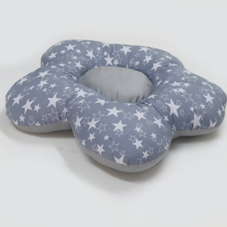Grey Star - Flower Shaped Floor Cushion
