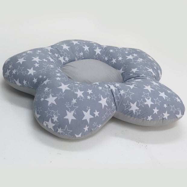 Grey Star - Flower Shaped Floor Cushion