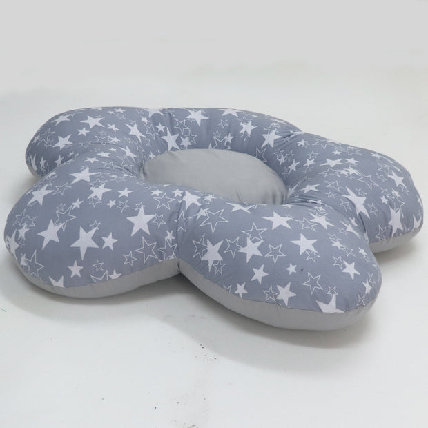 Grey Star - Flower Shaped Floor Cushion