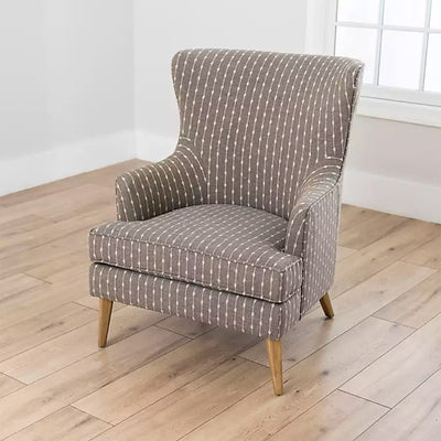 Raindrop Grey Accent Chair