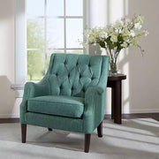 Moss Green Tufted Accent Chair