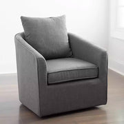 Grey Monotone Accent Chair
