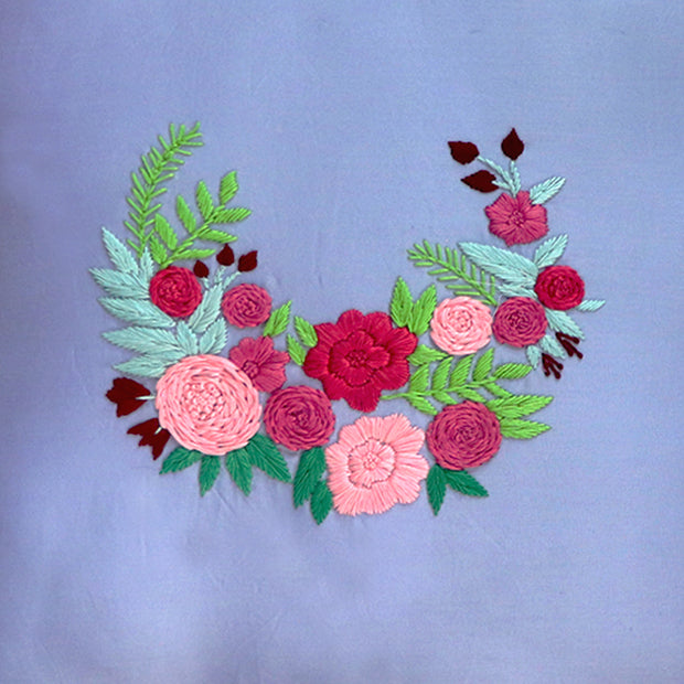 Mia Hand Embroidered Cushion