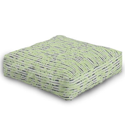 Coozly Zippered Foam Floor Cushions | Seat Cushions | Sofa Cushions with Removable Covers - Green Bamboo