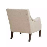 Bella Tufted Cream Accent Chair