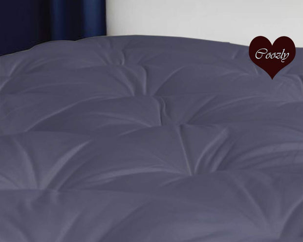 Navy Luxurex Microfibre Mattress Topper