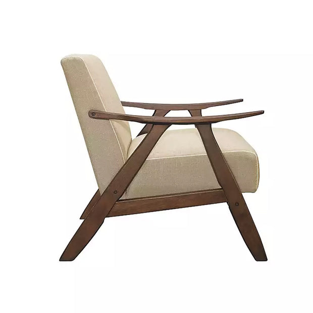 Beige Simpleton Accent Chair