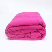 Fuschia 100% Cotton Tshirt Duvet/Blanket - 60X90 inches