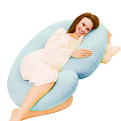 SkyBlue - C Premium LYTE Pregnancy Body Pillow | Maternity Pillow