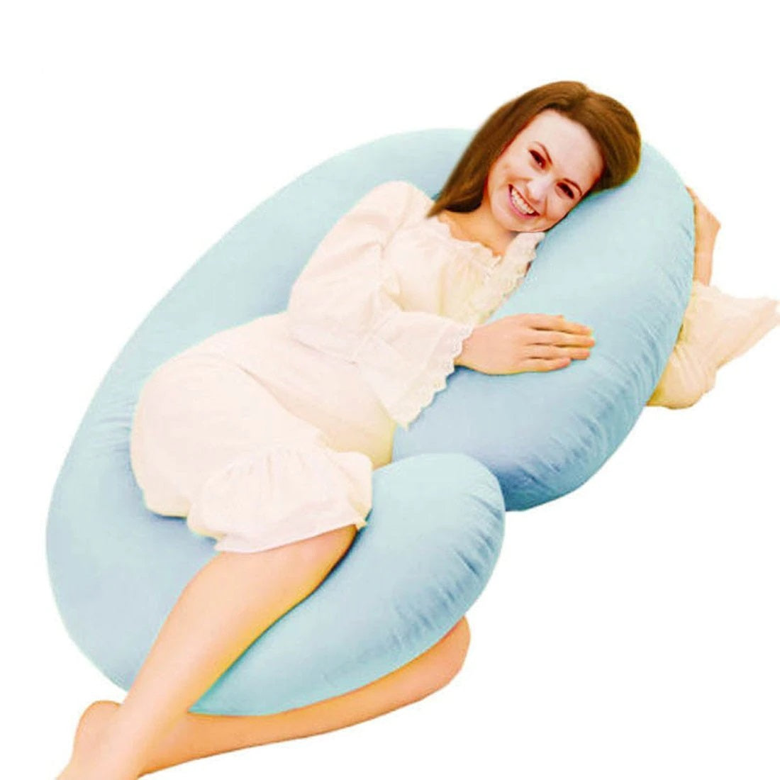 SkyBlue - C Premium LYTE Pregnancy Body Pillow | Maternity Pillow