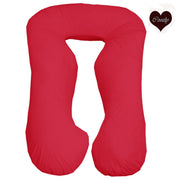 Red - Coozly Premium LYTE Body Contour Pregnancy Pillow
