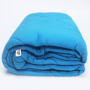 Turquoise 100% Cotton Tshirt Duvet/Blanket - 60X90 inches