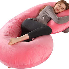 Coozly C Shape Pregnancy Pillow with 100% Cotton Removable Covers
