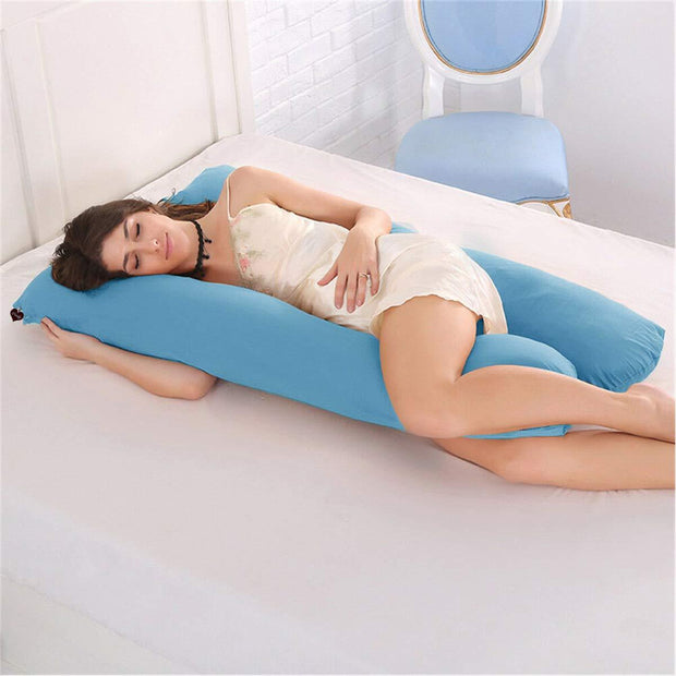 Cyan Blue-Coozly Basic Body Contour Pregnancy Pillow