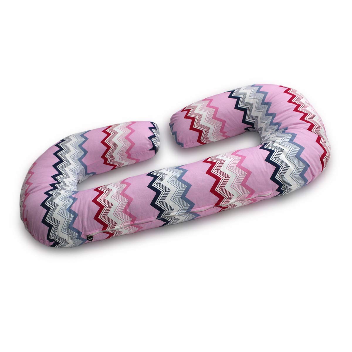 Pink Chevron - C Super Premium Pregnancy Body Pillow | Maternity Pillow