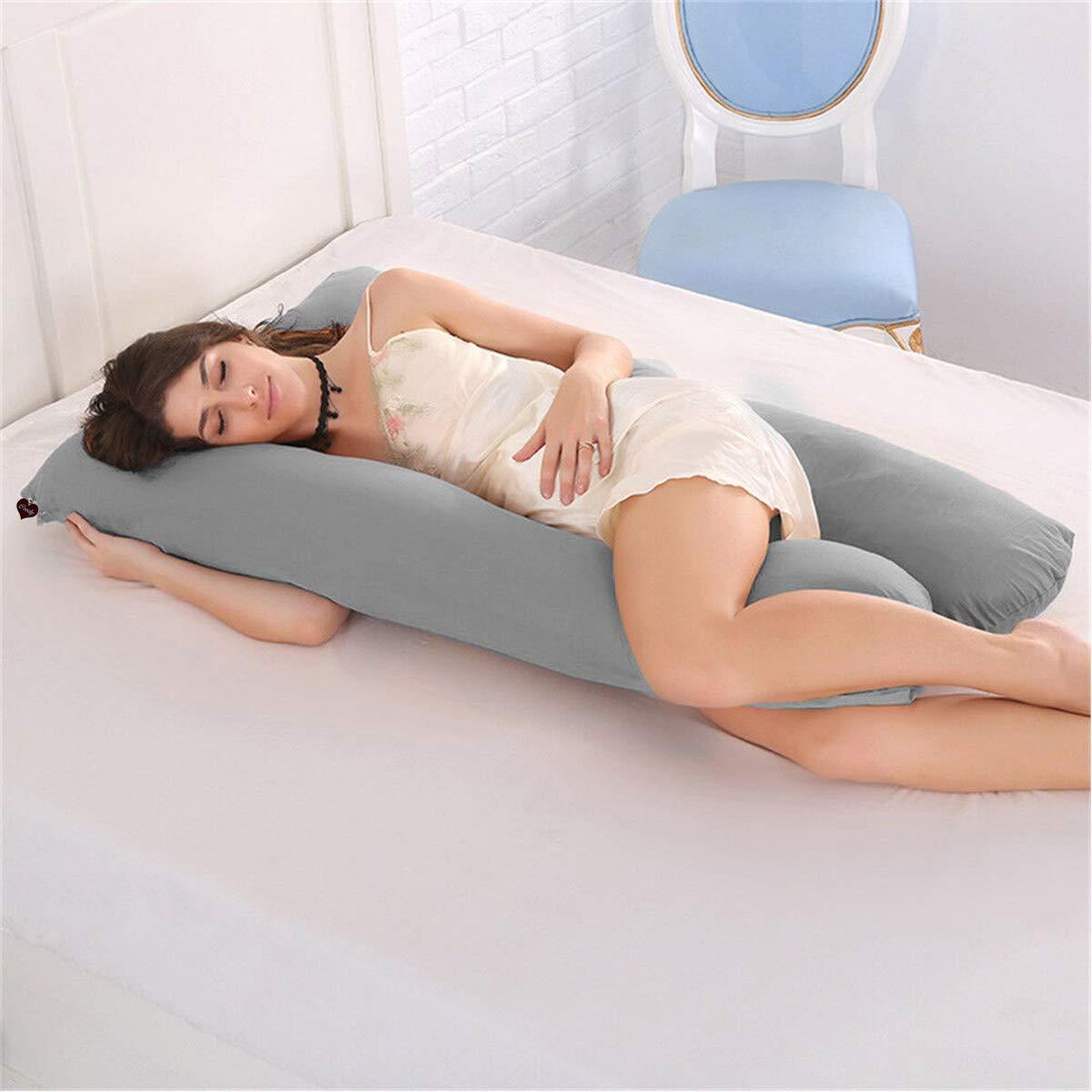 Grey - Coozly Basic Body Contour Pregnancy Pillow