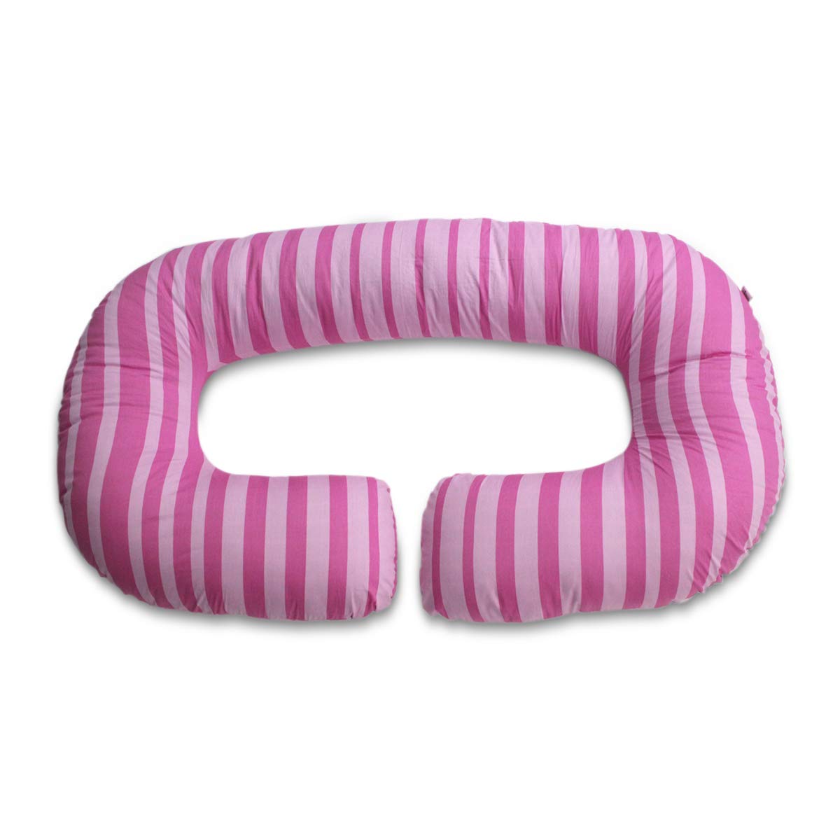 Pink Stripes - C Super Premium Pregnancy Body Pillow | Maternity Pillow