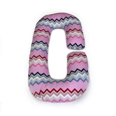 Pink Chevron - C Super Premium Pregnancy Body Pillow | Maternity Pillow