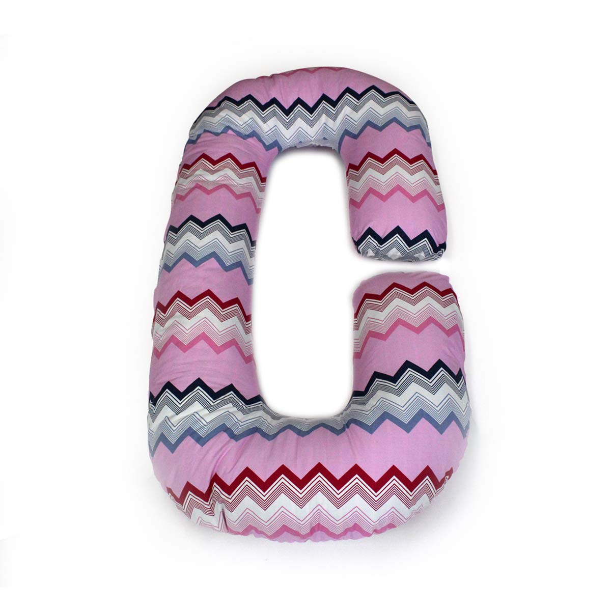 Pink Chevron - C Super Premium Pregnancy Body Pillow | Maternity Pillow