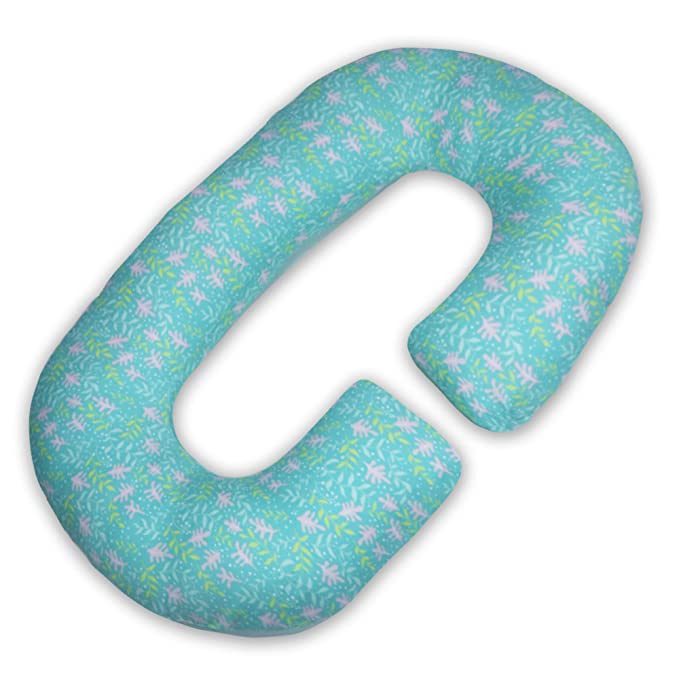 Coozly C Shape Pregnancy Pillow with 100% Cotton Removable Covers