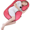 Red Polka - C Basic Pregnancy Pillow | Maternity Pillow