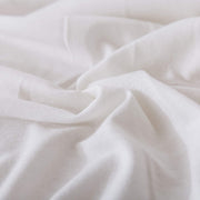 Fitted Cotton Jersey Custom Size BedSheet - White