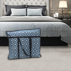 Navy Constellation Striped Coozly Lancom Zippered Storage Bags